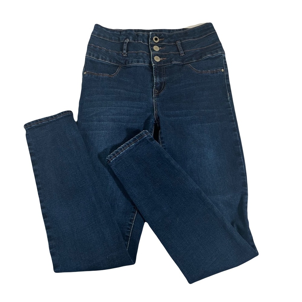Refuge Women's Dark Wash Stretch Skinny Jeans Size 6